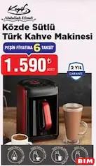 ABDULLAH EFENDİ KÖZDE SÜTLÜ TÜRK KAHVE MAKİNESİ